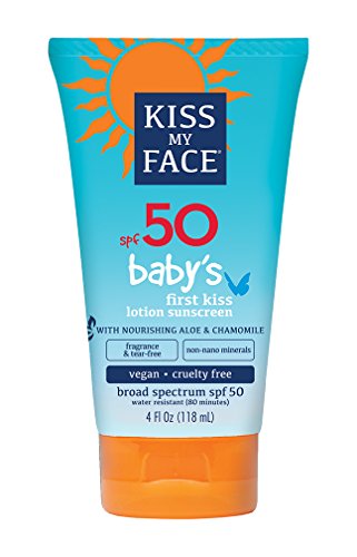 Kiss My Face Baby's First Kiss Sunscreen Lotion SPF 50 4 oz (3 Pack)