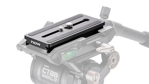 Placa universal de liberación rápida Tilta Manfrotto negra accesorio para zapata trípode 2