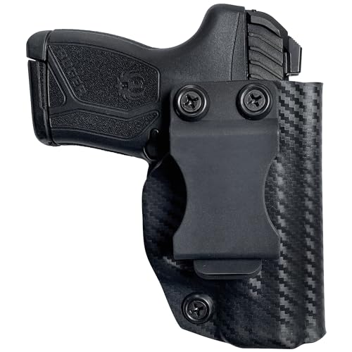 Maxtor Tactical IWB Max Cover Holster Fits RUGR LCP MAX (Carbon Fiber, Right Handed) Inside Waistband Kydex Gun Holster American Made Durable Lightweight Carry Gear