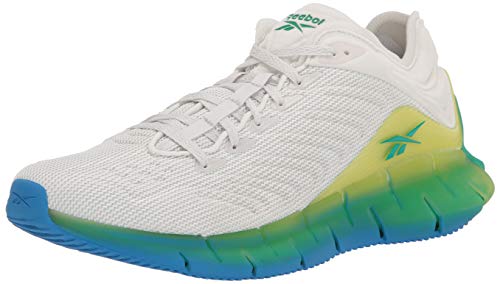 Reebok Women's Zig Kinetica ReeCycle Running Shoe, True Grey/Court Green/True Grey, 11.5