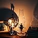GXFCCYXT 3 Inch by 8.5 Inch Clear Glass Oil Lamp Chimney Replacement for Vintage and Restoration of Antique Oil and Kerosene Lamps Fit#2 Size Burner Oil Lamps