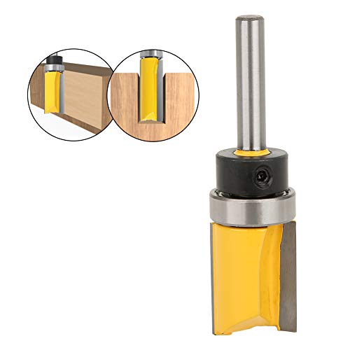1/4in Shank Bearing Flush Trim Router Bit Woodworking Milling Cutter