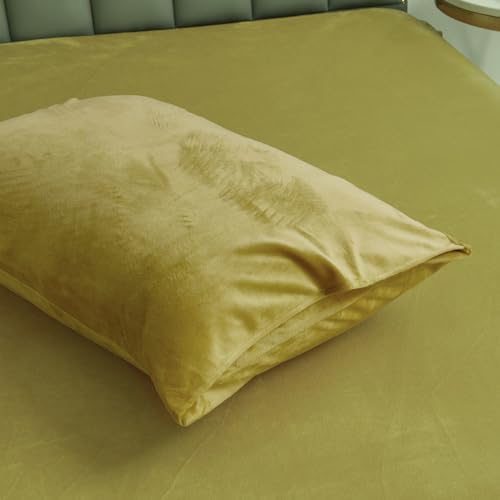 DXHOME Juego de fundas de almohada de franela