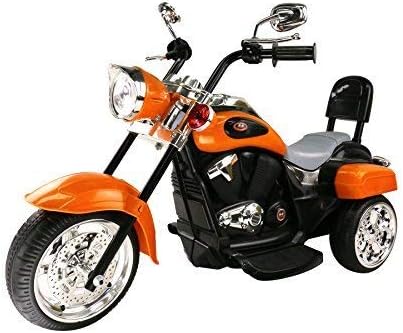 MIGOTOYS Trike Motorcycle Powered Ride on Motorcycle for Kids, 1- 3 Year Old -Orange