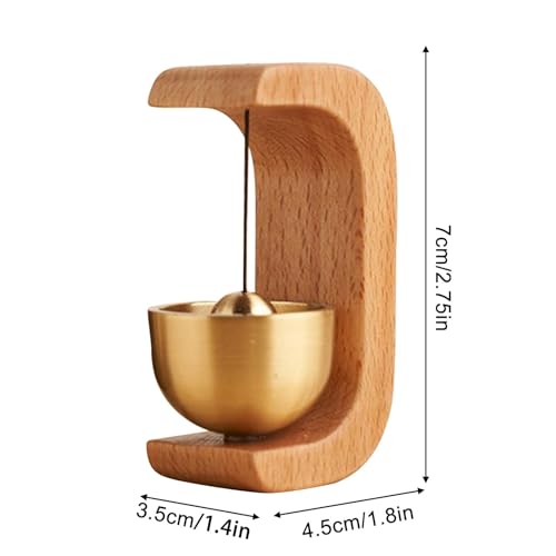 Campainha de lojistas para abertura de porta - enfeites de campainha de madeira e decoração de pendu