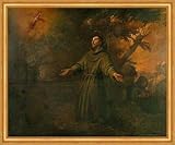  Kunstdruck Saint Francis Receives The Stigmata Antoni Viladomat Biblia Religion B A2 00623