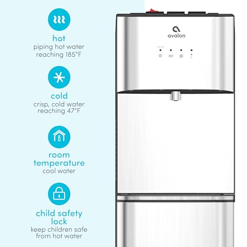 image for Avalon Limited Edition Self Cleaning Water Cooler Water Dispenser - 3 