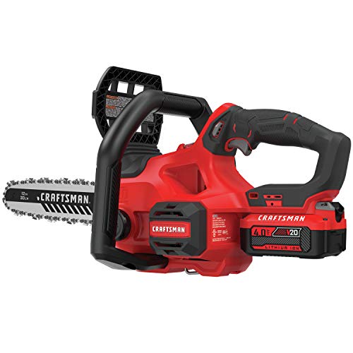 CRAFTSMAN V20 Cordless Chainsaw, 12-Inch (CMCCS620M1)