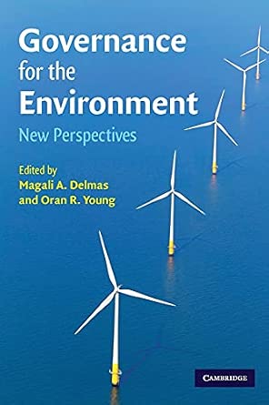Governance for the Environment: New Perspectives book cover