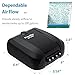 Pawfly Aquarium 160 GPH Air Pump with 4 Outlets Adjustable Quiet Oxygen Aerator Pump for Fish Tanks and Ponds Up to 200 Gallons