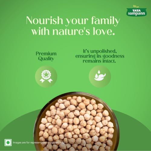 Image of Tata Sampann Unpolished Kabuli Chana, 1 kg, (Medium Size)