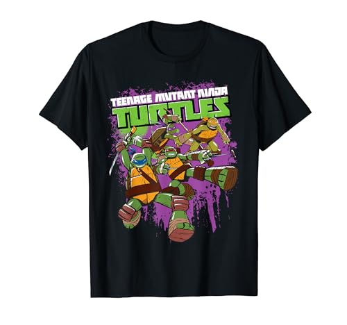 Teenage Mutant Ninja Turtles Purple Splatter T-Shirt