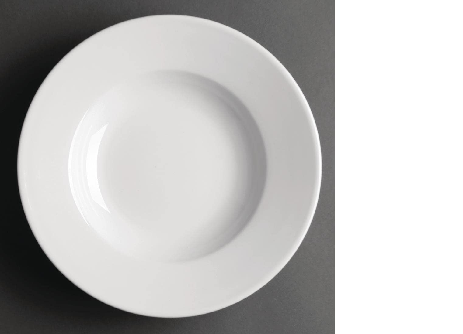 Athena Hotelware - Ciotola da zuppa con bordini, CC214, dimensioni: 23 cm (Confezione da 6).