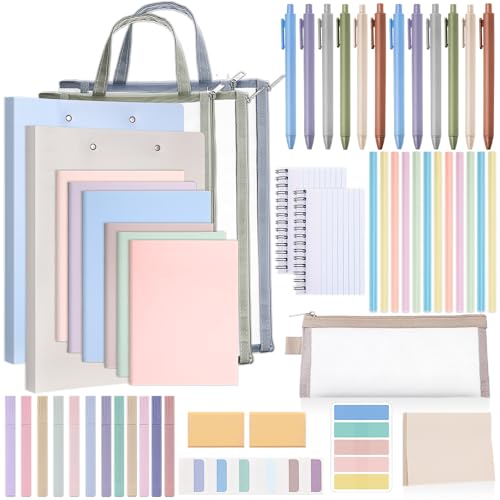 Colarr 54-Piece Notebook & Stationery Set for Women