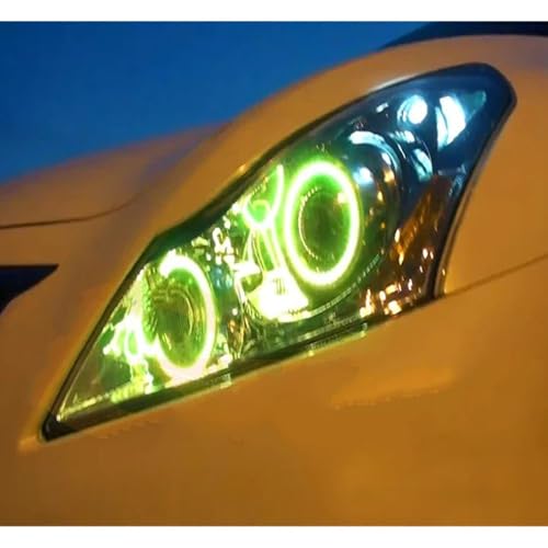 Mejora faros G35 G37 Q40 G25 con halo led RGB 4
