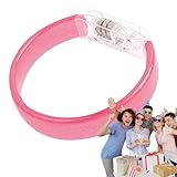 Leuchtende Kinder-Armbänder, blinkendes LED-Armband, leuchtendes Armband, mehrfarbiges Band, lebendige Partygeschenke für Veranstaltungen, Partys, Konzerte, Refer to description, Polypropylen, Uni