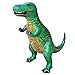 Jet Creations 4-pk Inflatable Dinosaurs Combo, T-rex Brachiosaurus, Spinosaurus, Triceratops. Great for Pool, Party Decoration. Size Range Approx. 37 to 53 inch, Multicolor