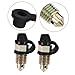 iplusmile 2Pcs Motorcycle Brake Bleeder Screws with Caps Durable Automotive Brake System Accessories for Efficient Brake Fluid Replacement Compatible with Motorcycles