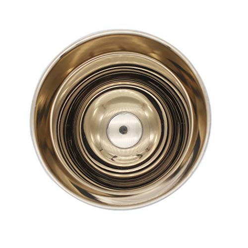 Abcsea 1 Pieza Tazas de Espresso, Taza de Café de Acero Inoxidable, Taza de Café Doble Pared, Oro Rosa 80ml - Imagen 7