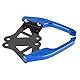 Universal D Aluminium Motorrad Passagier Rear G Handle Rail Kit Pil G Bar for Rear Rear G Bars for Pil Passenger Rear G Bars Handle Kit (Blue)