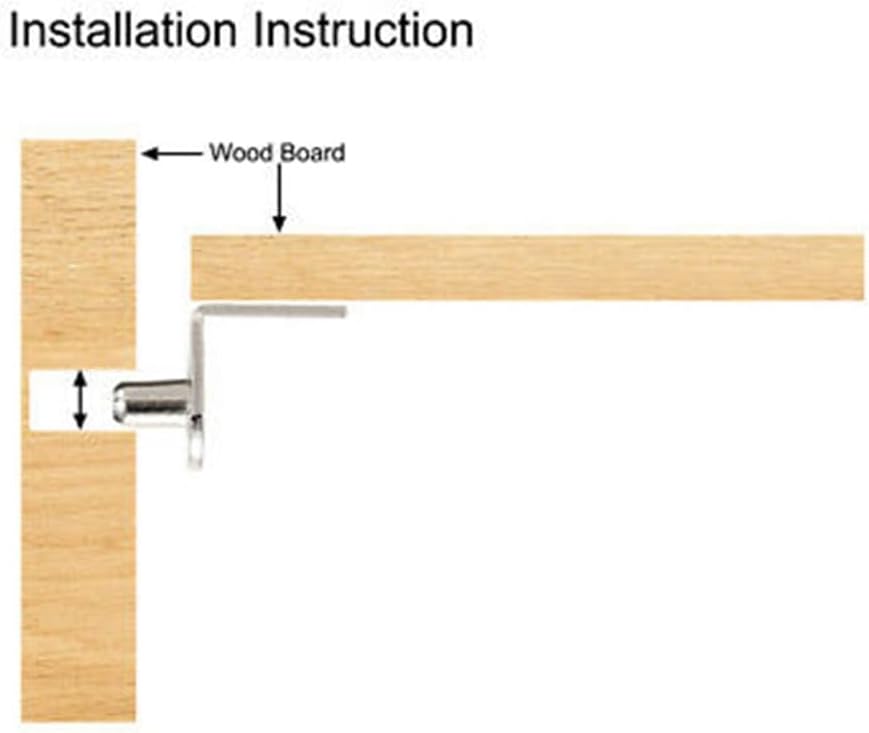 Stabilizing Metal Shelf Supports Set of 20, Perfectly Fits All Standard Shelving Systems at Home or Office
