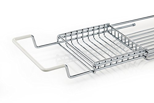 Home Intuition Stainless Steel Expandable Shower Bathtub Tray Over The Clawfoot Tub Bath Caddy #TOP3