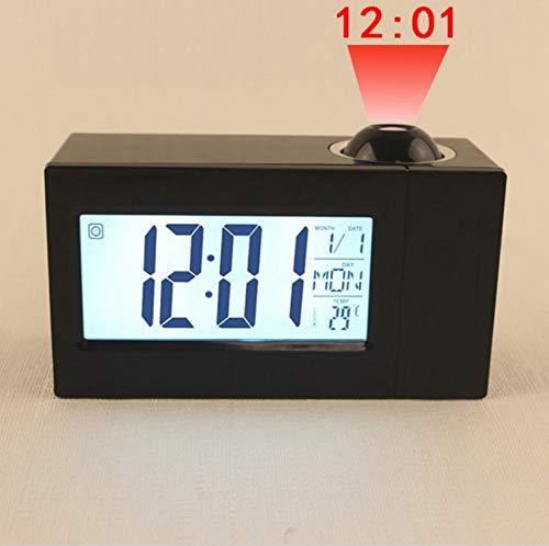 Pdgjg Led Digital Projection Alarm Clock Talking Nixie Electronic Desk Clock With Time Projection Bedside Wake Up Projector Watch Kids #TOP2