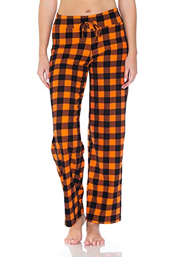 Image of Leggings Depot Women's Wide Leg Drawstring Pajama Pants for Lounge, Sleep