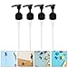 Outanaya Replacement Pump for Lotion Bottle 4Pcs Refillable Bottle Pump Replacement Beauty Personal Care Dispenser Accessory