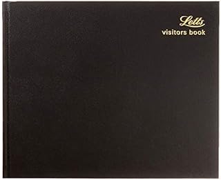 Letts Company Visitors Book - Black