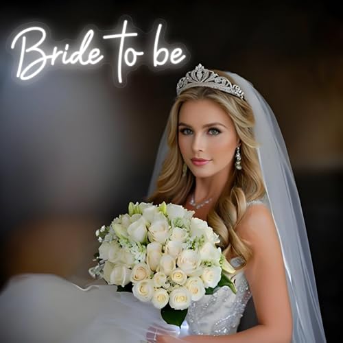 Image of Bride to be Neon Sign for Bride Bridal Shower Decor 16.5 x 6.5 inch