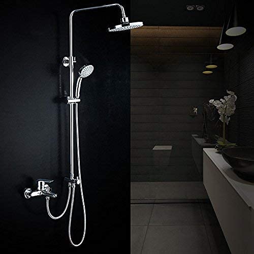 Robinet Bain-Marie colonne trois W0084 avec ensemble divisé douche soulever
