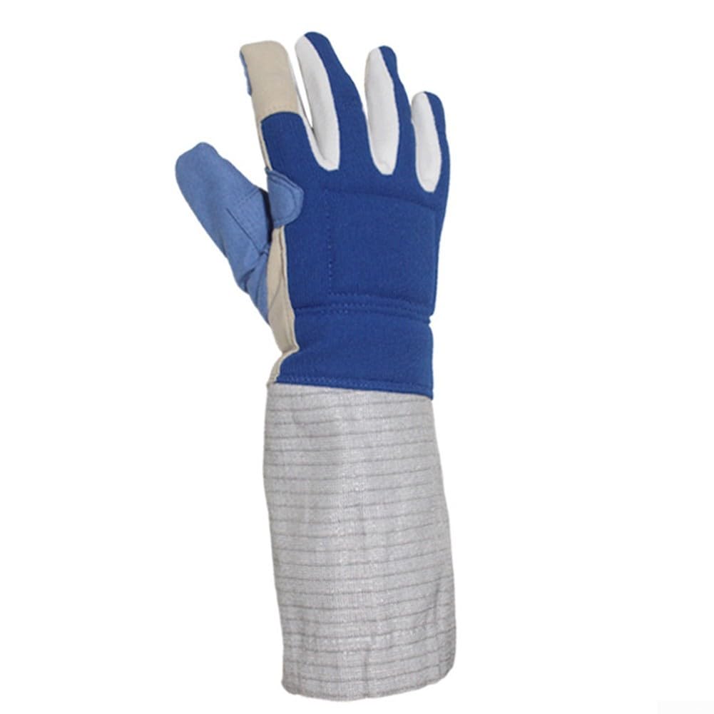 Guantes de esgrima de aluminio antideslizantes poliéster para entrenamiento competición adultos