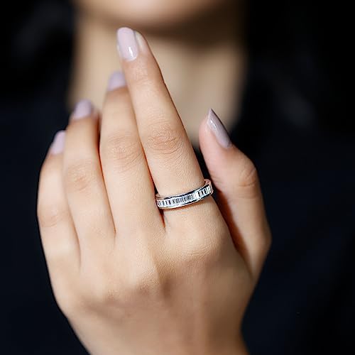 2.75 Cttw Baguette Moissanite Channel Set Half Eternity Ring For Women| D Color Vs1 Clarity, 14K White Gold, Size:us 8.00 #TOP3