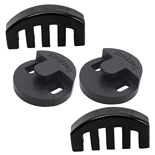 TENDYCOCO 4Pcs @CI~[g oCIwe[v ȃoCI oCI m[g XebJ[ tTCỸ@CI `F~[g yANZT[ S Black