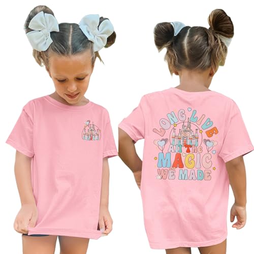 Girl Magical Shirt Magic Kingdom Shirt Long Live All The Magic We Made Tshirt Holiday Castle Family Vacation Outfit