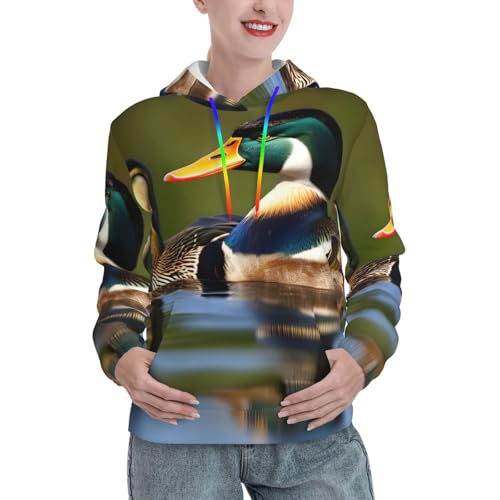 Sweat deux canards colverts : l'idée cadeau d'automne parfaite pour femme