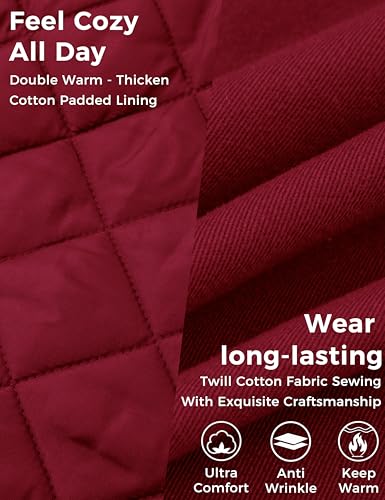 wantdo Women's Winter Thicken Jacket Cotton Coat with Removable Hood4