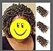 3 Packs Short Curly Spring Pre-twisted Braids Synthetic Crochet Hair Extensions 10 inch 15 strands/pack Ombre Braids Fiber Fluffy Braiding Hair Bulk (10“, T1B/27#)