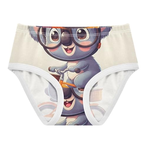 Cotton Girls Underwear Toddler Cute Koala Bear Cartoon Girl Panties Cute Animal Undies Kids Briefs 2t