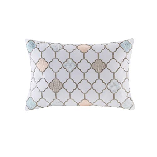 Madison Park Essentials Bed In A Bag Comforter, Vibrant Color Design All Season Down Alternative Cover With Complete Cotton Sheet Set, Queen(90"X90"), Central Park, Leaf Coral/Green #TOP7