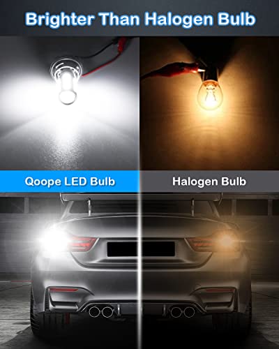 Qoope 1156 1141 Led Bulbs White 1003 1073 7506 12V 33Smd 5730 Led Bulb Replacement For Rv/Camper/Travel Trailer Interior Light Bulbs Turn Signal Reverse Parking Tail Lights, Pack Of 10 #TOP3