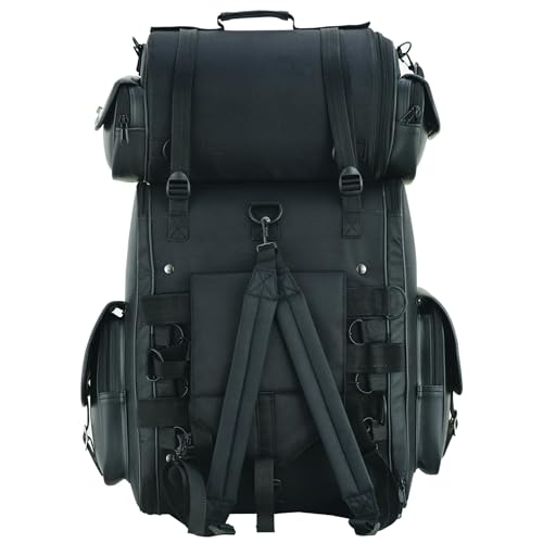 Bolsa para Moto Huggar Gloves Biker Sissy Bar con Protección contra la Lluvia y Múltiples Compartimentos de Almacenaje miniatura 2