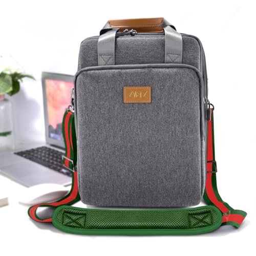 Image of ZINZ 79 inch Shoulder Strap, Extra-thick Fixed Cushion Pad and Dual Clasps Universal Replacement Strap with Metal Swivel Hooks for Laptop Bags, Luggage Bags, Camera, Crossbody(Stripes-GrWGr)
