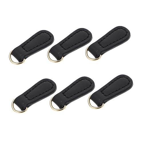 LIFKOME 6pcs Zipper Pulls for Luggage and Bag Accessories Classic Shape for Coats Jackets and Backpacks Creative Replacement Pull Tabs for Craft Lovers