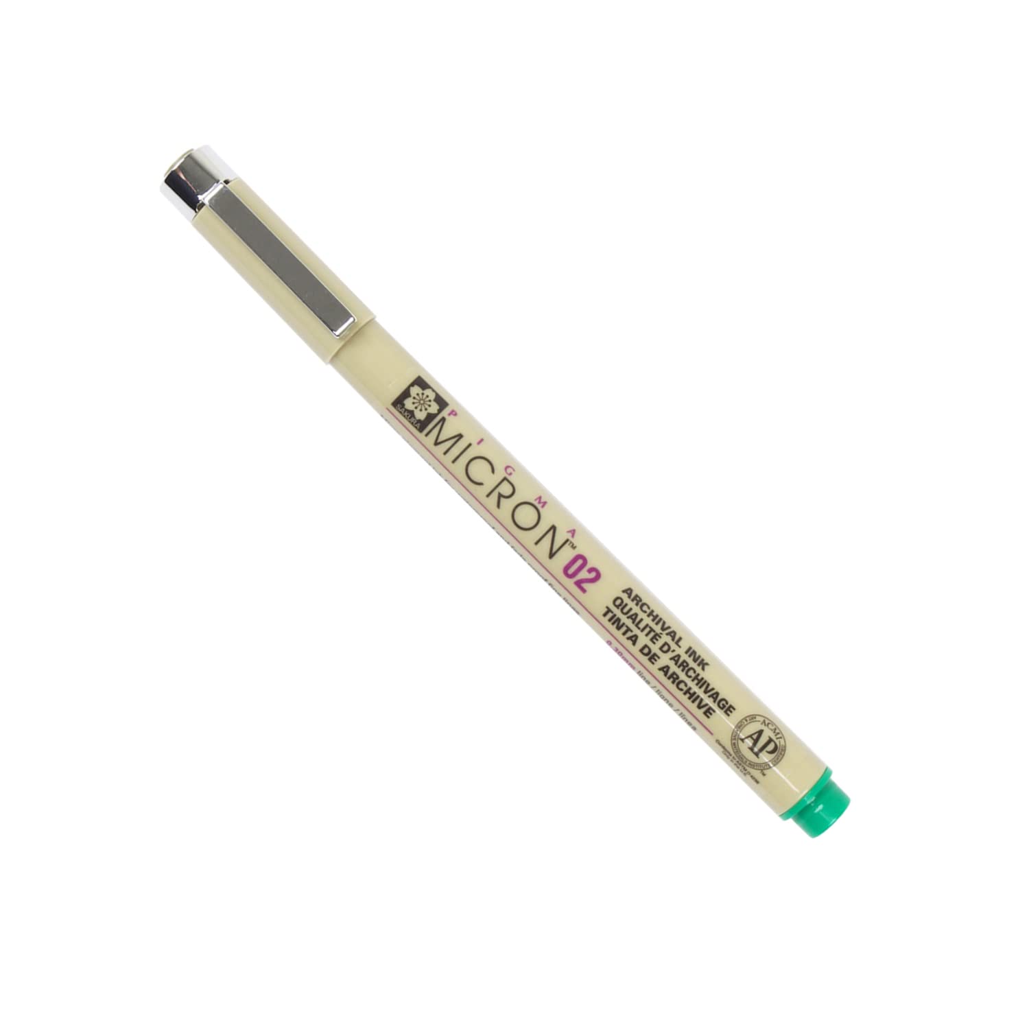 Sakura Green Pigma Micron Drawing Pen - 02 (0.3Mm)