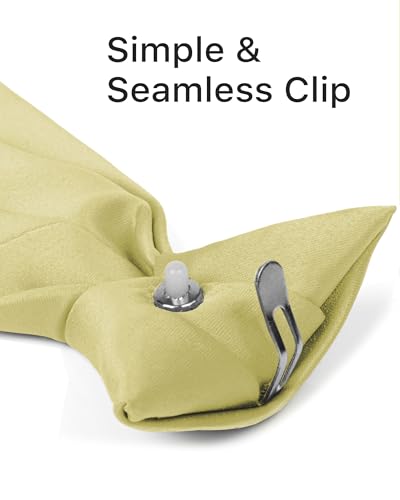 Image of boxed-gifts Clip on Ties for Men - Premium Black Solid Color Clip on Tie