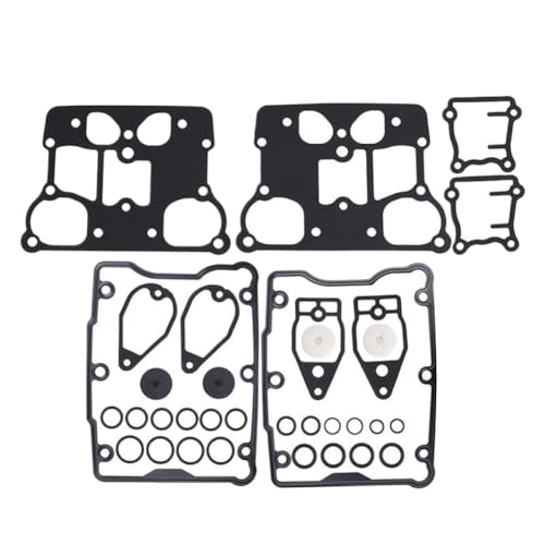 Kit de juntas de cilindro de motocicleta compatible con FLD FLTR FXSTD Softail 4