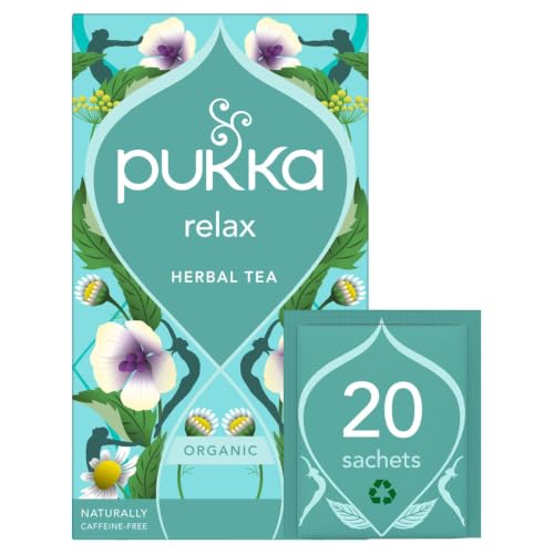 Pukka Relax Herbal Fennel Seed and Marshmallow Root, 20 Tea Bags