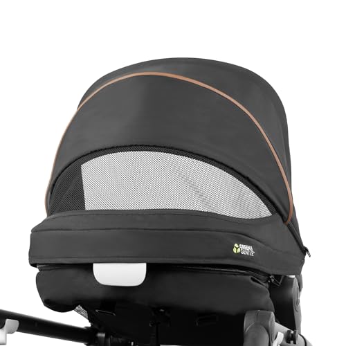 Image of Evenflo Shyft Intuiti+ Stroller with Green & Gentle Fabric (Jasper)